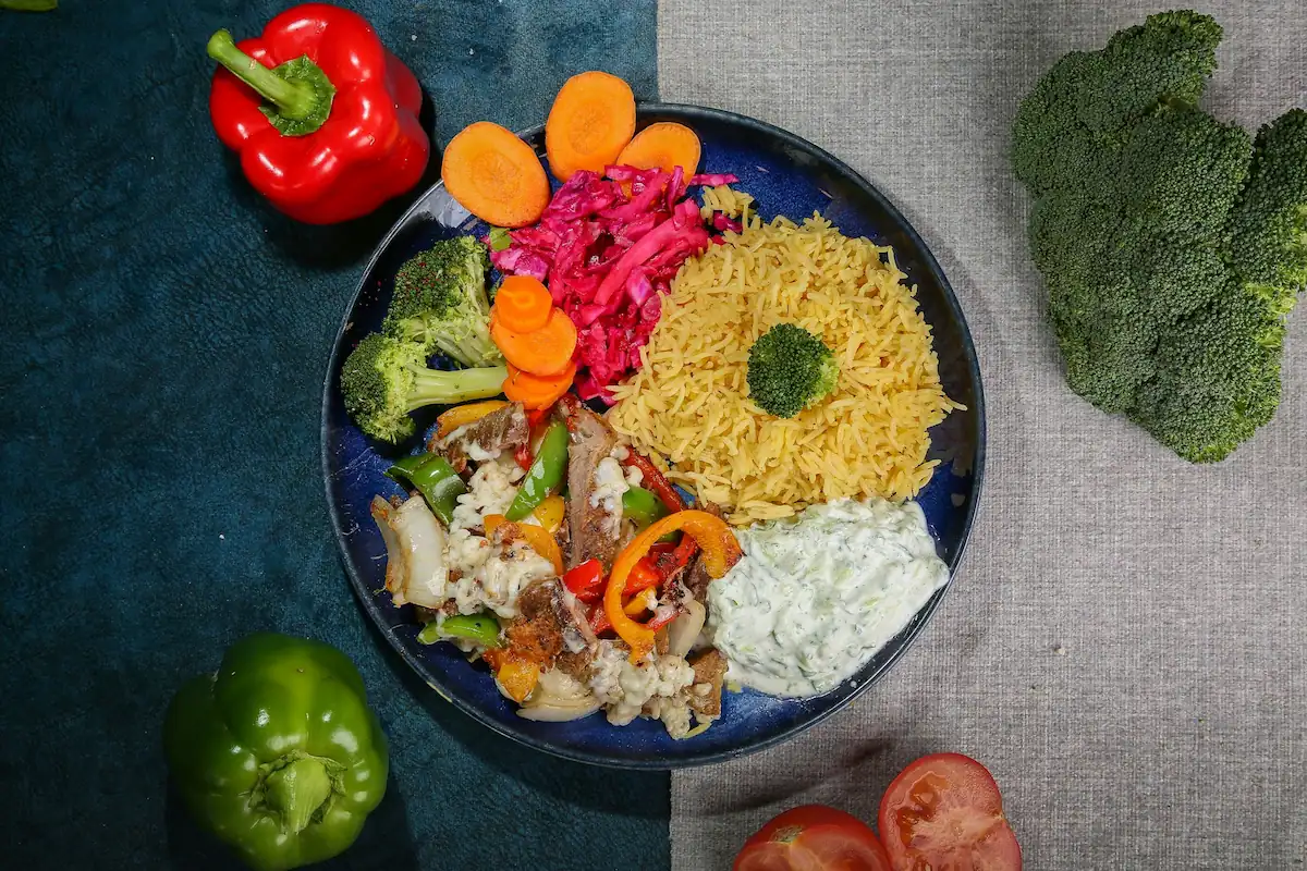 Slow-braised rendang chicken with compressed coconut rice