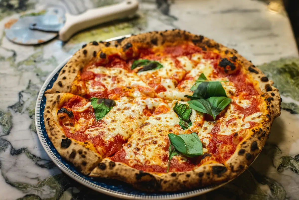 Artisan flatbread with Malaysian-inspired toppings